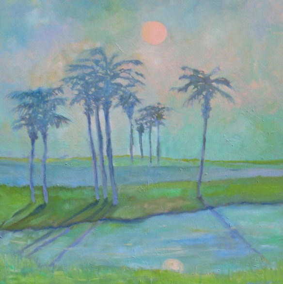 Moonmist, Oil on Canvas, 30" x 30", 2013